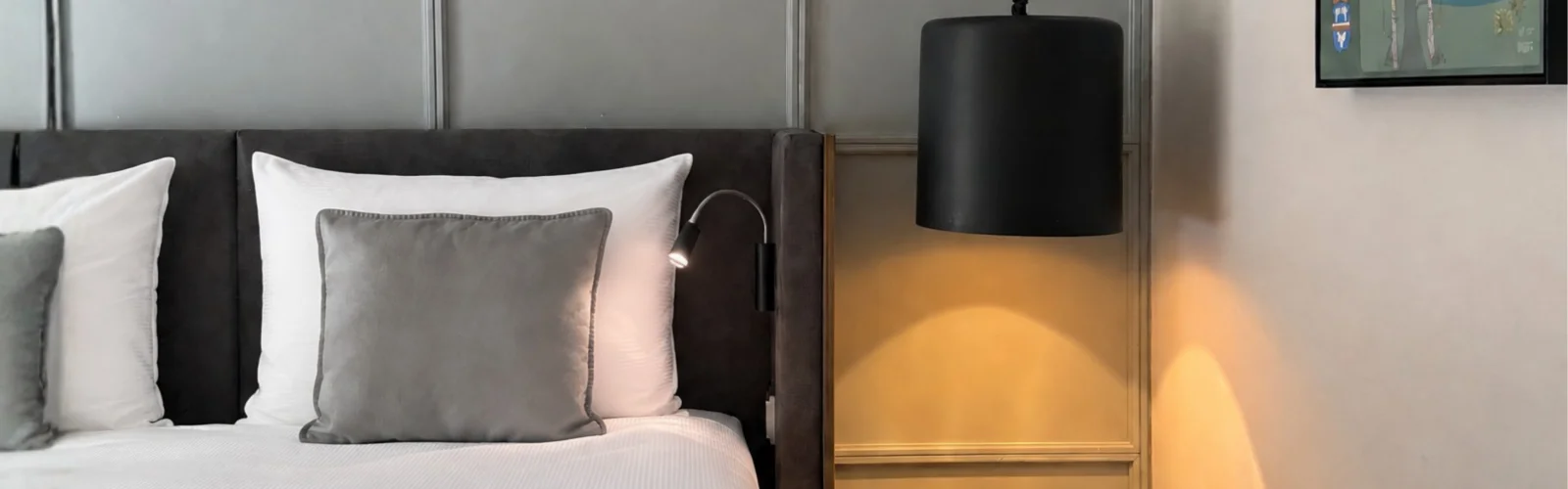 Landgoedkamer close-up van het hotel van Landgoed Oud Poelgeest